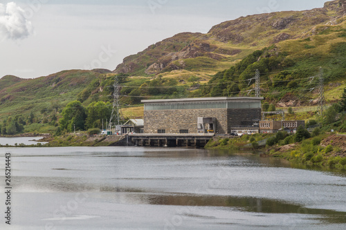 Ffestiniog Power Station and Tan-y-Grisiau reservoir photo