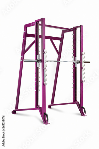 Weight Training Equipment. Health care concept. On a white background