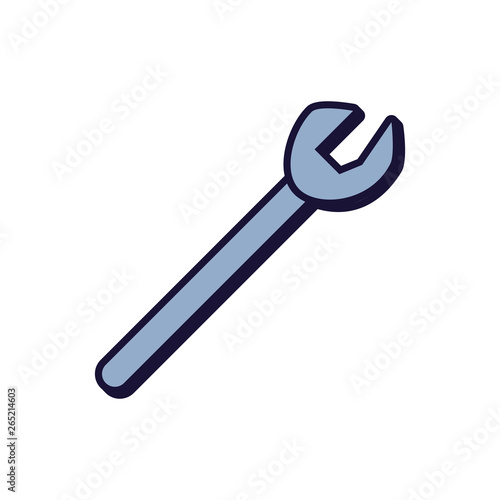 wrench tool isolated icon
