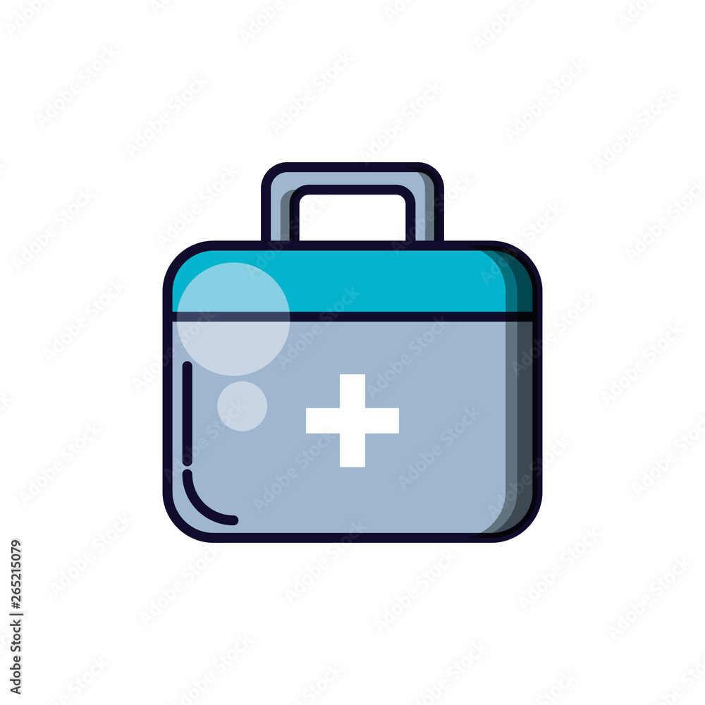 Obraz premium first aid kit isolated icon