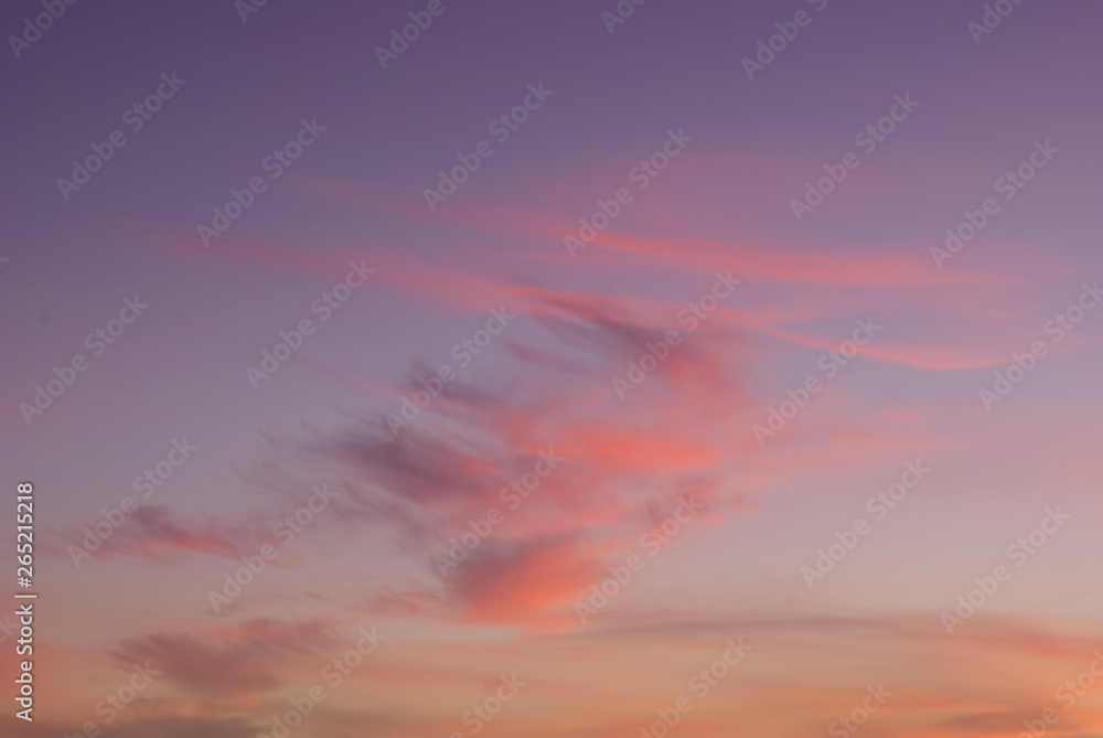 Beautiful abstract background with bright colorful clouds.