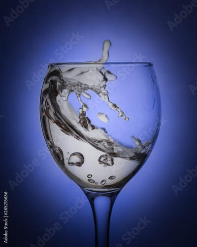 Water in a glass
