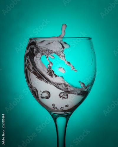 Water in a glass