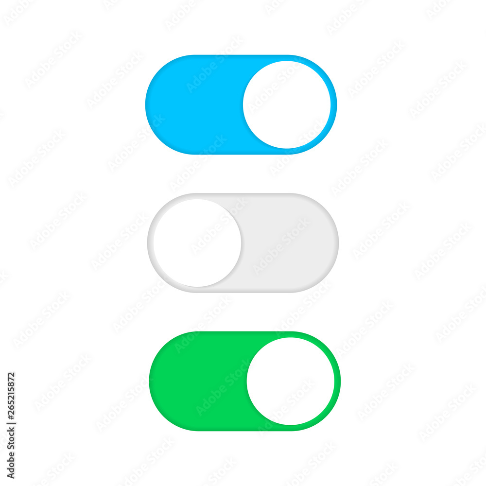 Buttons on and off in devices Buttons on and off in devices