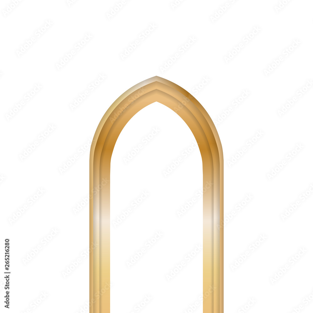 Gold door frame Gold door frame