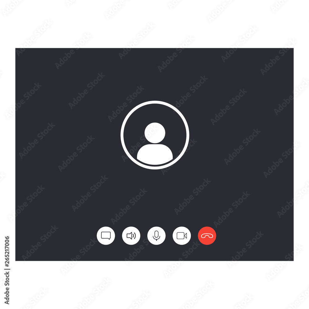 Video call background Stock Vector | Adobe Stock