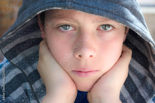 portrait of a little boy