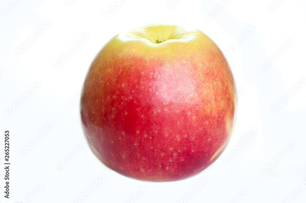 Red apple on white background.Fresh red apple isolated on white. With clipping path Red apple on white background.Fresh red apple isolated on white. With clipping path