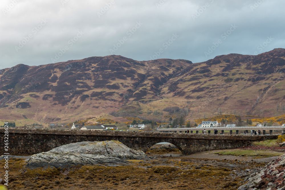 Naklejka premium Village on the Isle of Skye