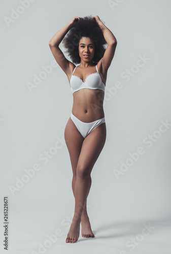 Afro American woman in lingerie © georgerudy
