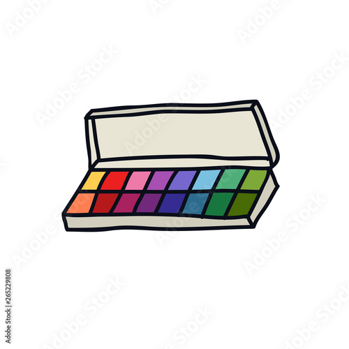 Wallpaper Mural palette of colors doodle icon Torontodigital.ca