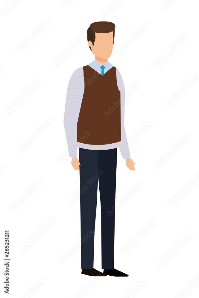 elegant businessman avatar character elegant businessman avatar character