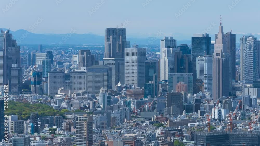 東京風景 タイムラプス 高層ビル群 2019年4月 東京風景 タイムラプス 高層ビル群 2019年4月