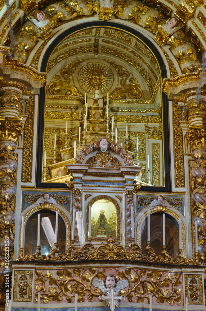 Church Altar in Nazare, Portugal