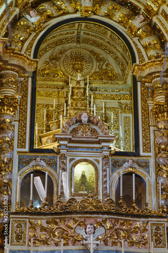 Church Altar in Nazare  Portugal