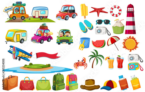 Set of travel element