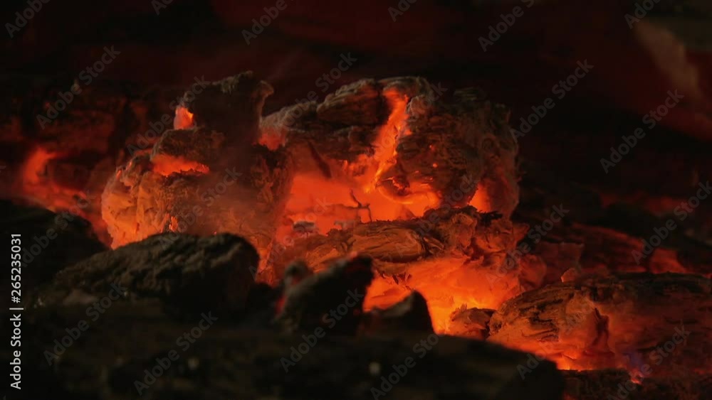 campfire with flames and glowing firebrands campfire with flames and glowing firebrands