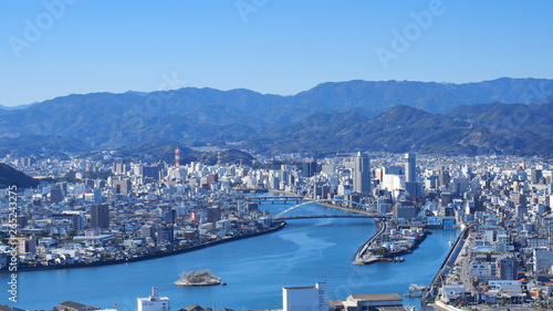 五台山から高知市街地の眺め３ © 川井　泰行