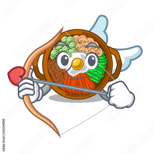 Cupid bibimbap isolated with in the character