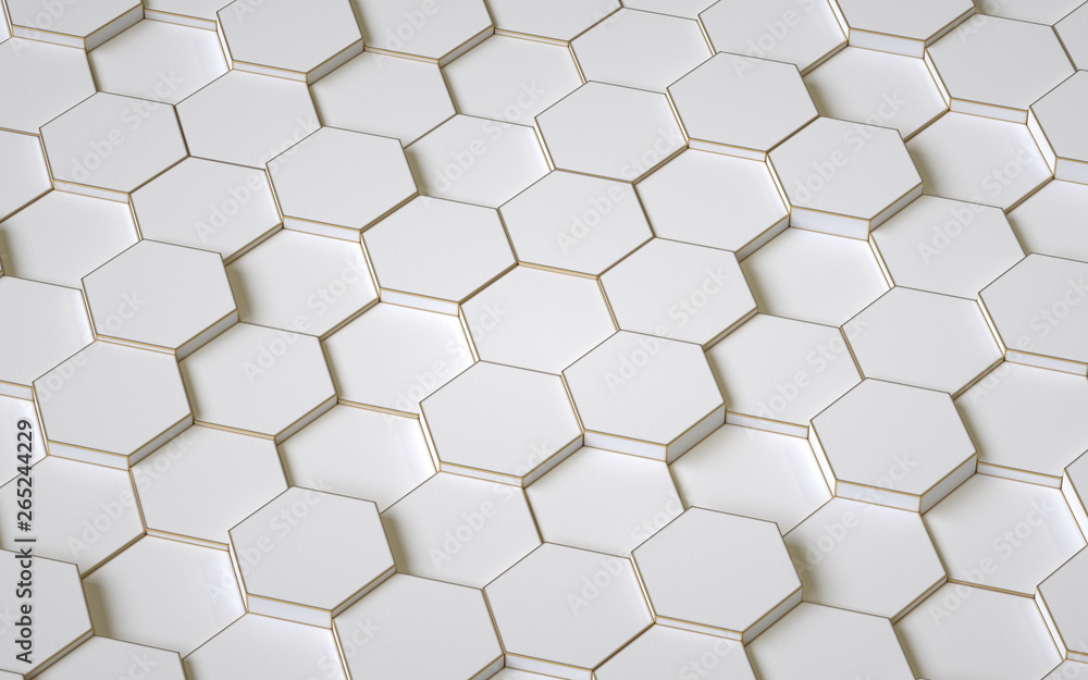 Abstract 3d hexagons background design, 3d rendering,conceptual image. Abstract 3d hexagons background design, 3d rendering,conceptual image.