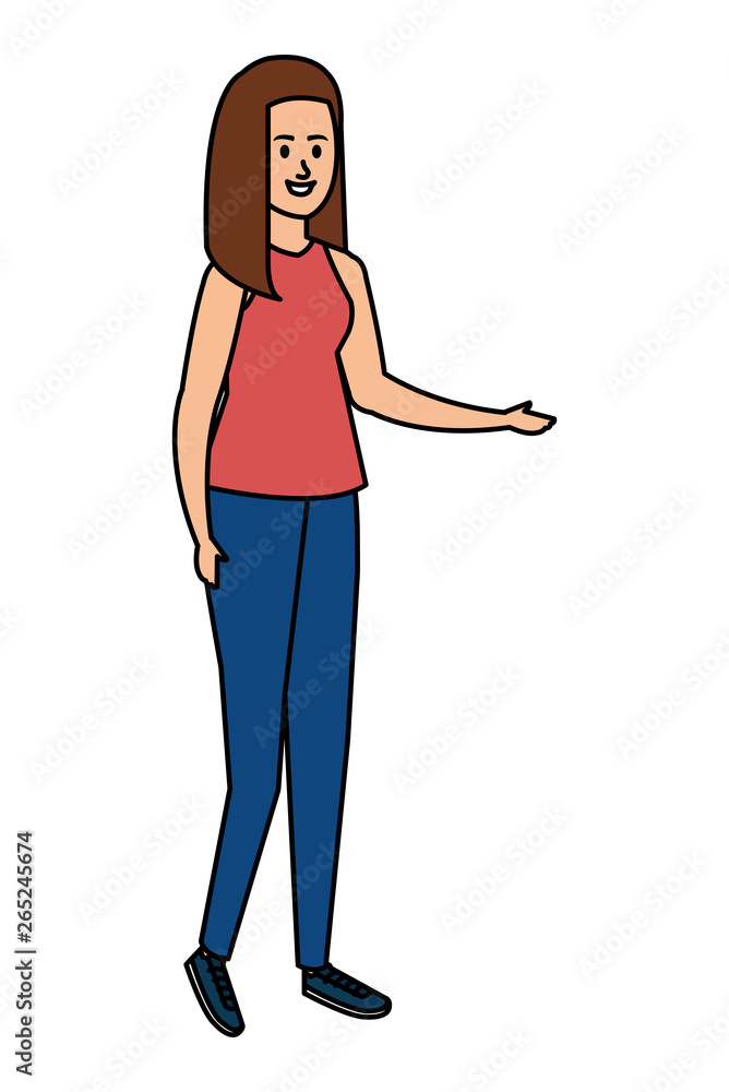 beautiful young woman character beautiful young woman character