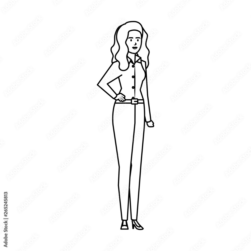 elegant businesswoman avatar character elegant businesswoman avatar character