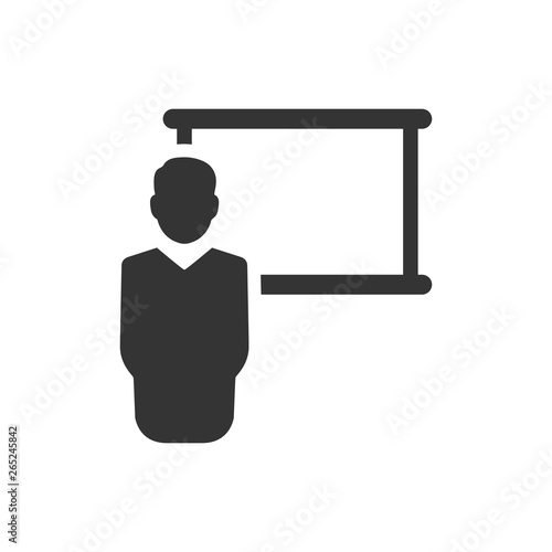 Business lecture icon