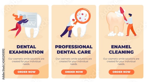 Set Dental Examination, Professional Dental Care.