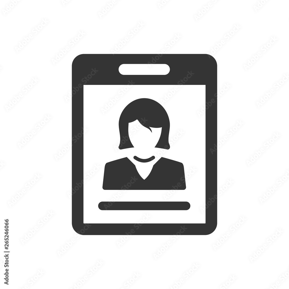 Identity card icon Identity card icon