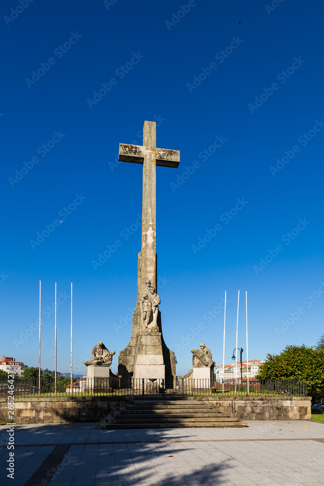 Pontevedra, Spain. Cross of the Fallen (Cruz de los Caidos) Pontevedra, Spain. Cross of the Fallen (Cruz de los Caidos)