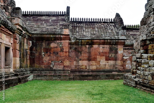 Khao Phanom Rung Castle, the oldest place in history in Buriram, Thailand photo