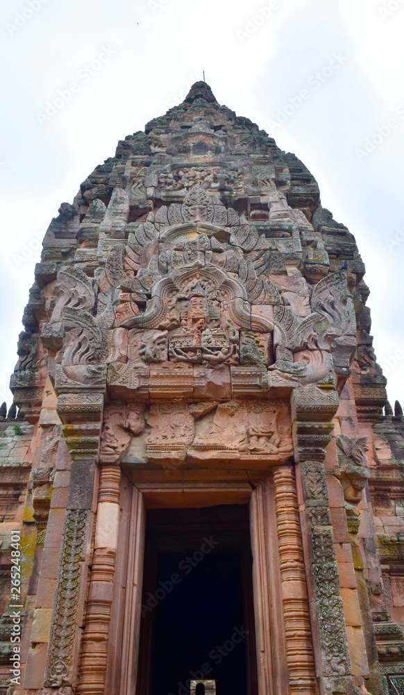 Khao Phanom Rung Castle, the oldest place in history in Buriram, Thailand