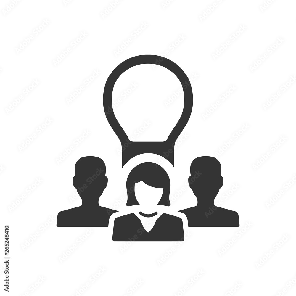 Creative business team icon Creative business team icon