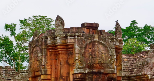 Khao Phanom Rung Castle, the oldest place in history in Buriram, Thailand photo