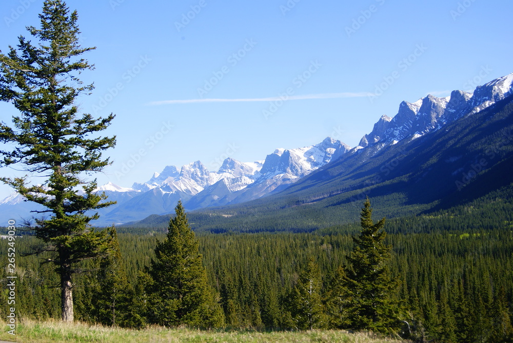 Stunning rocky mountains