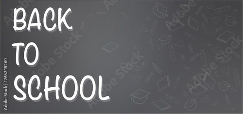 The back to school vector image for education content.