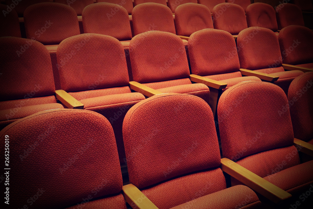Obraz premium 劇場の椅子