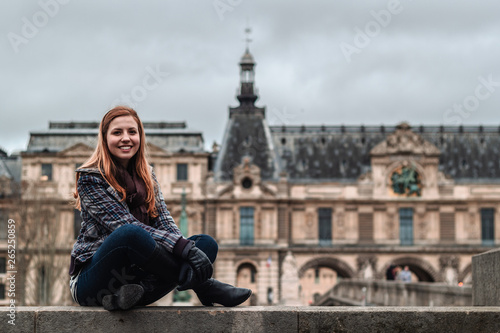 Portrait of a Girl in Paris, France