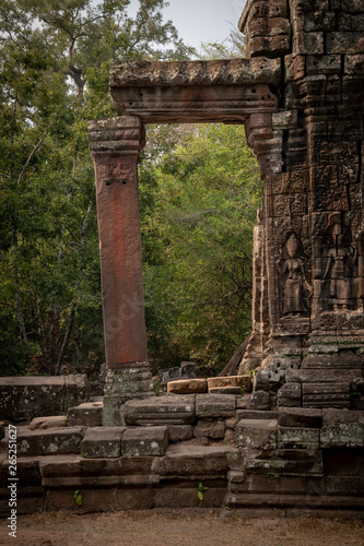 Unstable Banteay Kdei Temple, Angkor, Cambodia