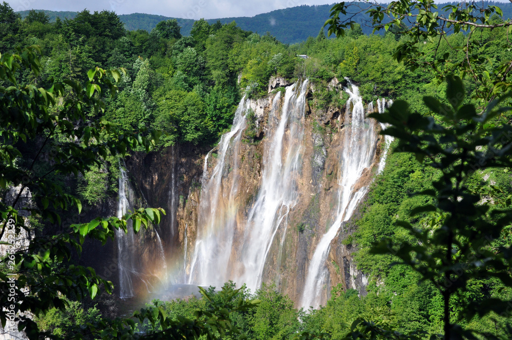 Fototapeta premium Veliki Slap Waterfall Plitvice Lakes National Park