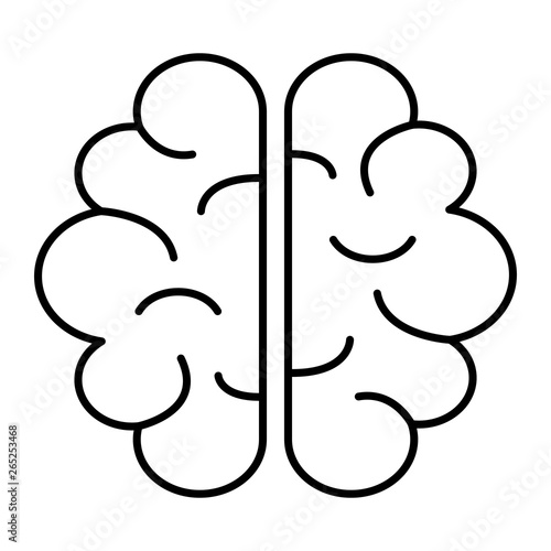 brain human organ icon