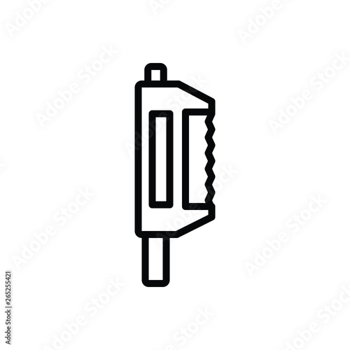 Black line icon for fretsaw 