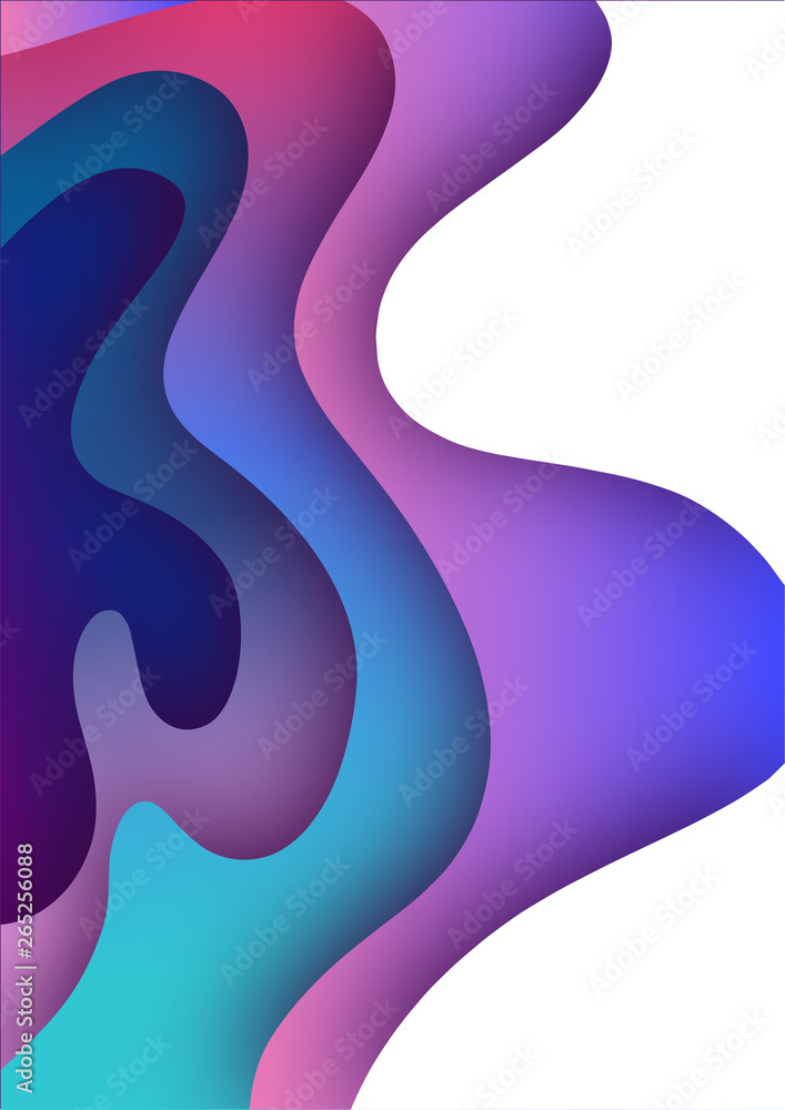 3d paper art illustration. Bright colorful halftone gradients. Design layout for banners presentations, flyers, posters and invitations. Vector illustration 3d paper art illustration. Bright colorful halftone gradients. Design layout for banners presentations, flyers, posters and invitations. Vector illustration