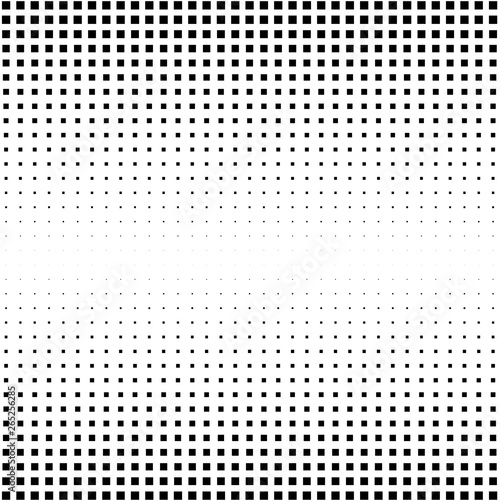 Black squares on white background