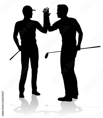 Golfer sports people playing golf 