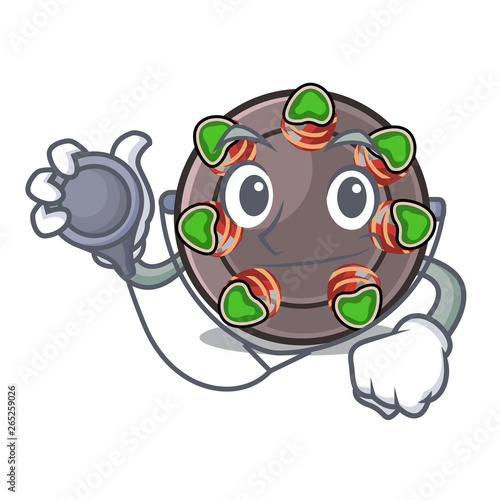 Doctor escargot isolated with in the mascot