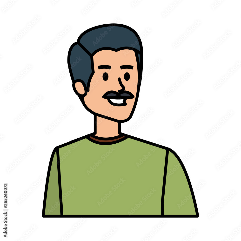 young man avatar character young man avatar character