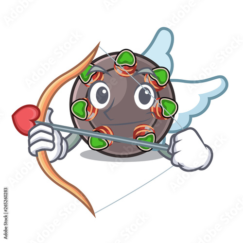 Cupid escargot isolated with in the mascot