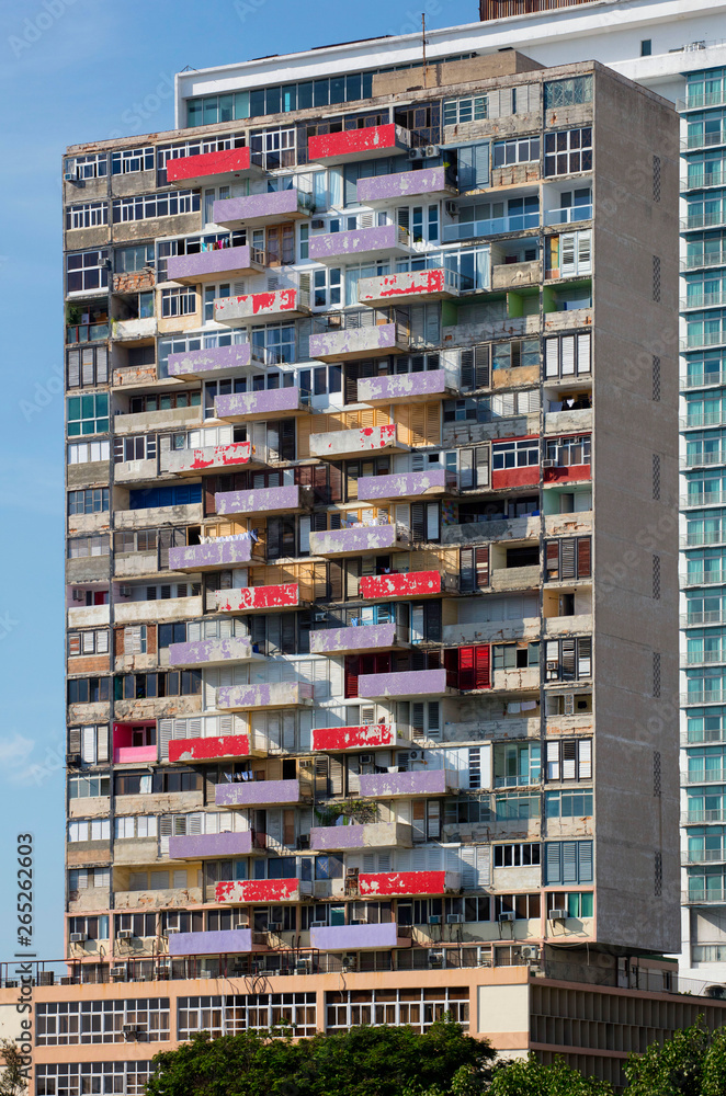 1950's High Rise Architecture Havana Cuba