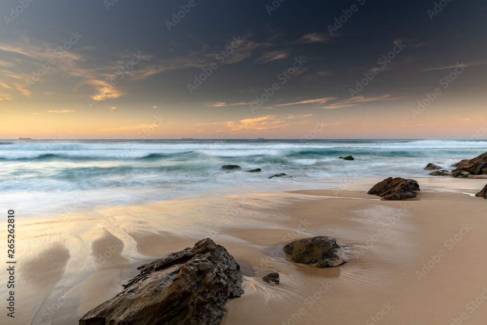 Coastal Sunrise Seascape